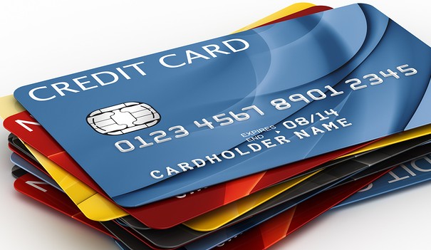 Стопка кредитный карт