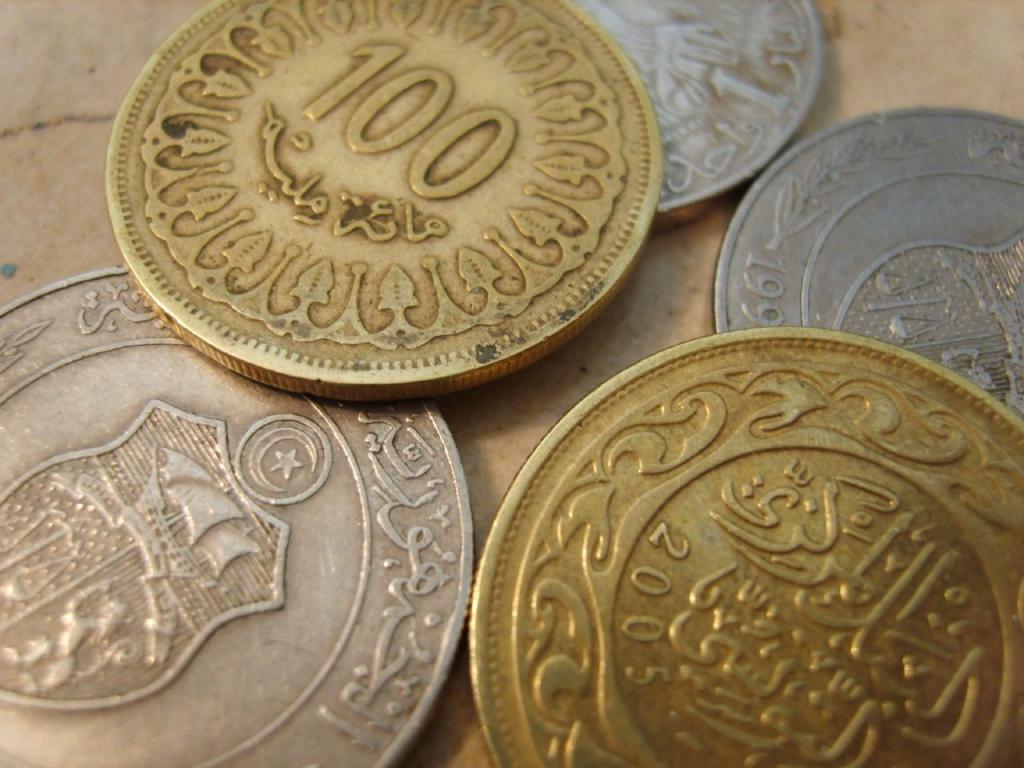 Тунисские динары - монеты